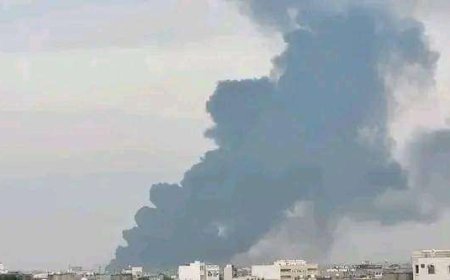 عاجل.. عشرات الغارات الإسرائيلية على ميناء الحديدة وخروج ما تبقى منه عن الخدمة  