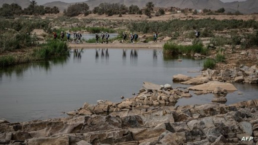 اختفت قبل عقود.. بحيرة تعود للظهور بـ"وادي الموت" إثر سيول في المغرب