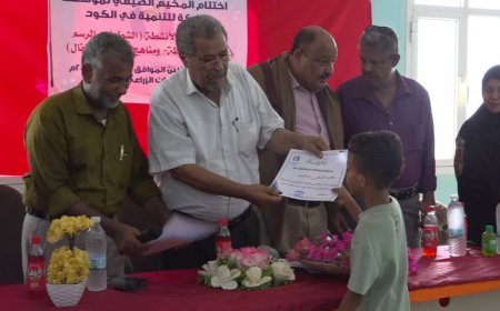 أبين:  مؤسسة البركة للتنمية تختتم المخيم الصيفي بالكود بانشطة متنوعه