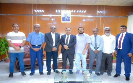 جامعة عدن ومؤسسة التواصل تبحثان أوجه التعاون المشترك