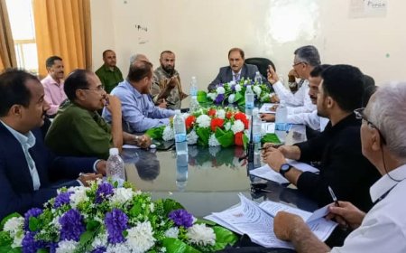 محافظ الضالع يناقش خطة الموازنة السنوية للمحافظة للعام 2025م