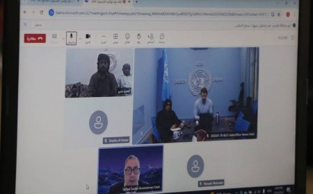 اجتماع الشيخ بن حبريش بنائب مبعوث الأمم المتحدة الخاص لليمن