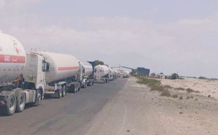 توضيح هام.. نقطة دوفس بأبين تنفي منع مرور قاطرات الغاز