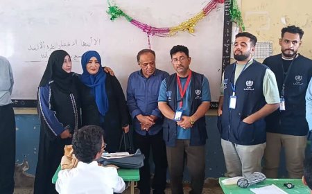 الصحة والتربية ينفذان جلسات توعوية لطلاب المدارس بعدن في خدمة الاسعاف 195