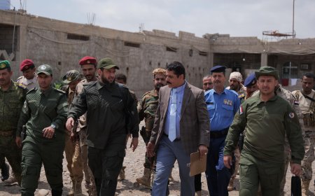 مدير عام أمن لحج يستقبل رئيس ووكيل النيابة الجزائية المتخصصة في زيارة تفقدية للسجن المركزي وسجن مكافحة الإرهاب