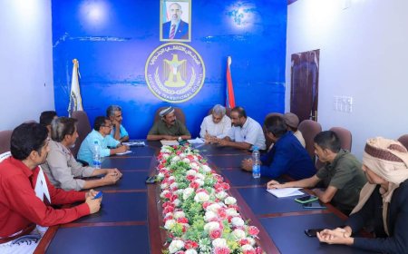 اللجنة التحضيرية للاحتفال بالذكرى الـ 61 لعيد ثورة 14 أكتوبر بشبوة تقف على آخر المستجدات