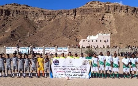 برعاية ابن الوزير وحلف قبائل شبوة.. فريق الأمل يقصي فريق باكيلة بهدف يتيم بدوري الفقيد الشاعر بن عمرو