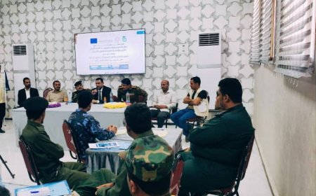 وكيل محافظة شبوة ومدير عام الشرطة يدشنان ورشة عمل حول حقوق الإنسان وأفضل الممارسات لتحقيق العدالة