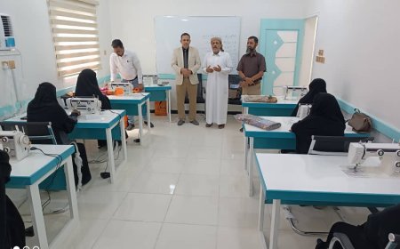 باجابر يدشن أول برنامج تدريبي بمعهد الكويت المهني بالمكلا