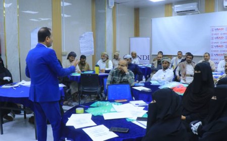مأرب: المعهد الديمقراطي يختتم ورشة تدريبية حول "القيادة التشاركية" لأعضاء ملتقى السلم المجتمعي