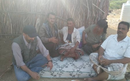 بعد دفنه بالشيول.. مدير مشروع سد حسان يطمئن على صحة عامل المشروع محسن المرقشي