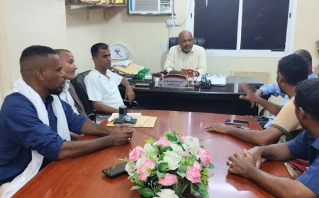 مسجدي يلتقي قيادة اتحاد كرة اليد بساحل حضرموت ويؤكد مساندته لخطوات تفعيل نشاطه