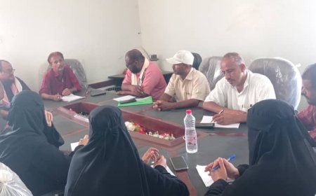 اجتماع بتربية لحج يناقش آلية موحدة لقياس الأثر لبرنامجي القرائية والحسابية