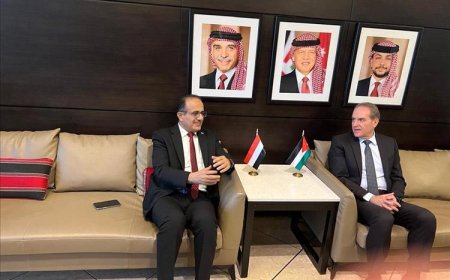 وزير الصحة يناقش مع وزير الصحة الاردني التعاون الصحي المشترك