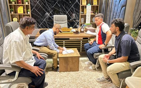 محلي صيرة يوقع اتفاقية مشروع بناء غرفتين لمركز محو الامية