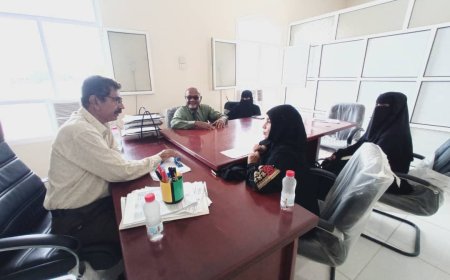 رئيسة اللجنة الوطنية للمرأة القديري تلتقي بنائب رئيس جامعة ابين للشؤون الاكاديمية 