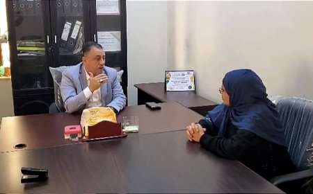 أمين عام محلي أبين يناقش مع مديرة الاحصاء تنشيط الجانب الاحصائي في المحافظة