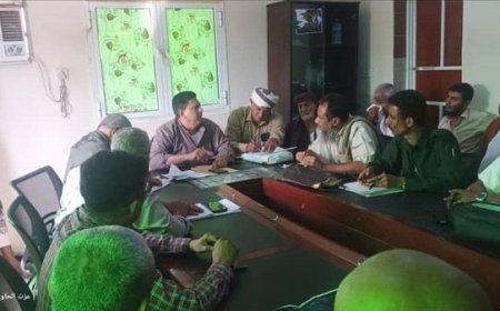 السلطة المحلية بالحوطة تعقد اجتماعها الدوري وتستنكر اقتحام مبنى السلطة المحلية بالمحافظة