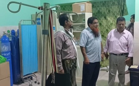 أبين.. الثرم واليوسفي يتفقدان مركز الأمومة والطفولة والصحة الانجابية بشقرة