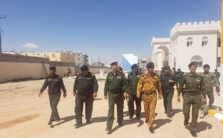 برئاسة اللواء العامري.. لجنة وزارة الداخلية تتفقد سير العمل في عدد من قطاعات الداخلية بشبوة