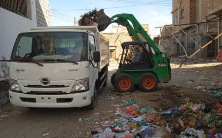 صندوق النظافة فرع زنجبار يرفع 25 طن من المخلفات الخفيفة والصلبة من حارات المدينة وضواحيها