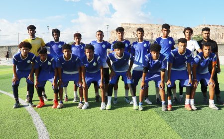 مع انطلاق دوري الربيع السنوي مديرية المحفد محافظة ابين فريق الوادي يقصي فريق شباب الصعيد