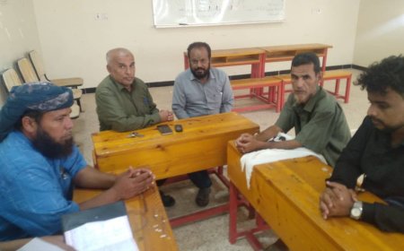 مدير تربية لودر يلتقي بمدير إدارة الموارد البشرية بمكتب التربية بالمحافظة أبين