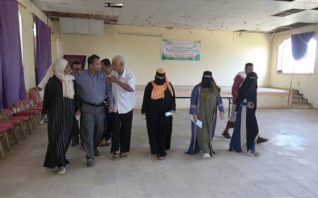 محافظ أبين يوجه بتأهيل قاعة اتحاد نساء اليمن الكبرى بزنجبار