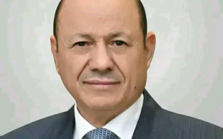 رئيس مجلس القيادة الرئاسي  يغادر عدن في جولة خارجية