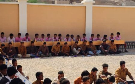 تحت شعار "تبادل الخبرات والتعارف بين الطلاب".. مدرسة المتميزين بجول الريدة في ضيافة ثانوية الإمارات بالحوطة