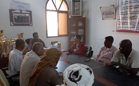 إتحاد الإعلام الرياضي بساحل حضرموت يزور مقر نادي سيئون ويشارك فرحتهم  بحصولهم على التعويض