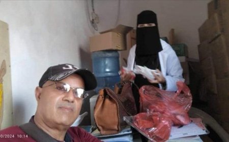 عضو نقابة الصحفيين الجنوبيين "حسين الشبحي" يتفقد مركز رعاية الأم والطفل بالمنصورة