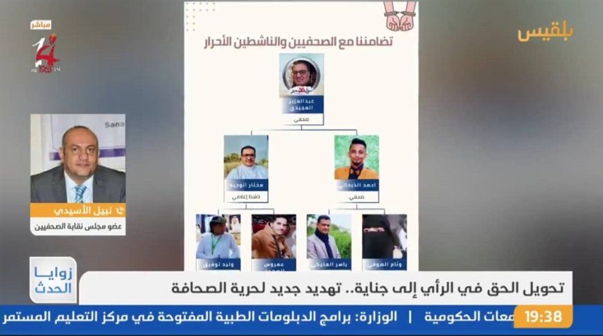 الأسيدي ..  ملاحقة الصحفيين في قضية الحمادي عمل مسيس