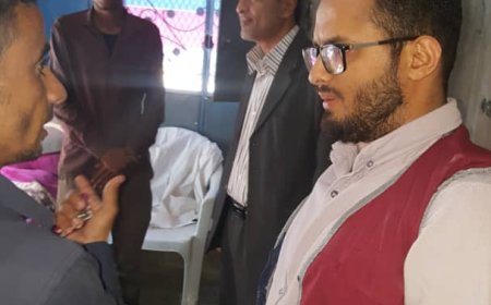 مدير فرع الصحة بمقبنة يتفقد المرافق الصحية ويبحث عن دعم المنظمات