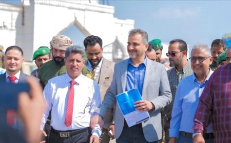 المحافظ لملس يدشن العمل بمشروع حديقة عدن الكبرى