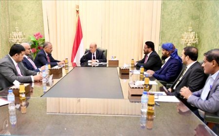 مجلس القيادة الرئاسي يناقش الاوضاع الاقتصادية والمتغيرات الاقليمية