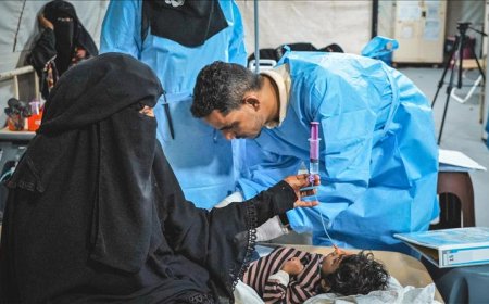 تزايد أعداد المصابين بمرض الكوليرا في تعز