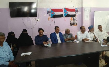 إنتقالي خنفر يدشن تفعيل المراكز في مديرية خنفر 