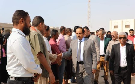 محافظ حضرموت يزيح الستار عن مشروع تجهيز كلية المجتمع بالشحر وتزويدها بأحدث التجهيزات والتخصصات التقنية النوعية