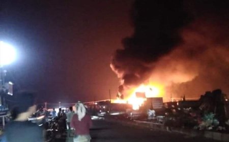 تعز. إنفجار مروع لصهريج غاز في مدينة المخا ،" ومطالب شعبية " بمحاسبة الفاسدين، وإبعاد المرتشين