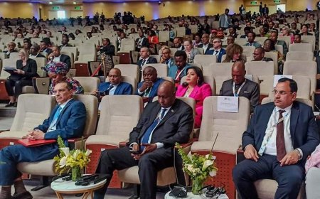 وزير الزراعة والثروة السمكية يشارك في الجلسة الافتتاحية للمؤتمر الدولي "عالم بلا جوع" المنعقد في اثيوبيا