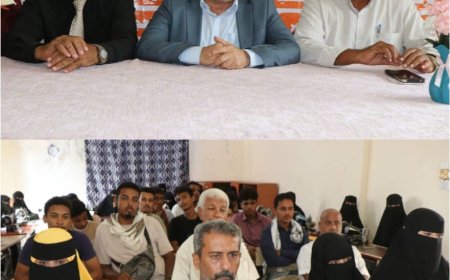 بمشاركة ( 330 ) متدرب ومتدربة نائب المحافظ الحامد يدشن (12) برنامج تدريبي في التعليم الفني والمهني بأبين