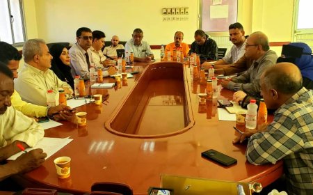 صحة لحج تعقد إجتماعاً موسعاً مع الجهات ذات العلاقة لمناصرة التوعية ضد الكوليرا وتغيير السلوك المجتمعي