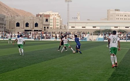 الاخضر يستهل مشواره بفوز عريض على هلال البيضاء بخماسية  في انطلاقة التصفيات النهائية لأندية الثالثة تجمع المكلا