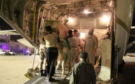 وسط استنكار واسع.. طائرة عسكرية سعودية تصل سيئون فجرا وتقل ثلاثة جثامين 