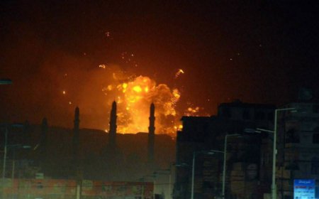 صنعاء.. غارات امريكية ثانية هي الأعنف وتستهدف مواقع حساسة في سنحان وحرف سفيان 