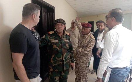 فريق من مفوضية الأمم المتحدة يزور المنطقة العسكرية الثانية بحضرموت