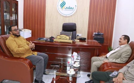 محافظ حجة يطلع على نشاط مؤسسة يماني للتنمية بعدن