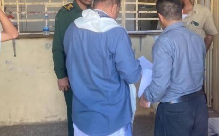 للتاكد من تراخيص العمل المصرفي بالمديرية.. مدير أمن الوضيع يستقبل وفداً من البنك المركزي والنيابة العامة بالمحافظة