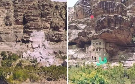 كارثة الانهيار الصخري في المحويت تودي بحياة عدد من المواطنين